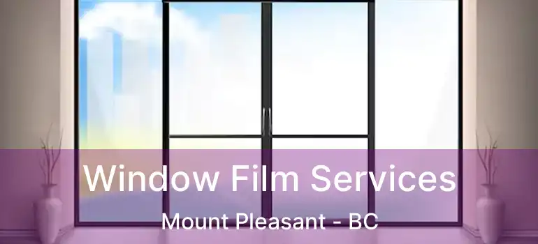  Window Film Services Mount Pleasant - BC