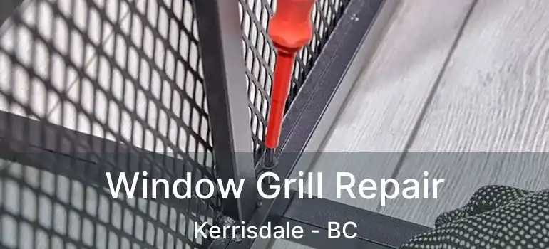 Window Grill Repair Kerrisdale - BC