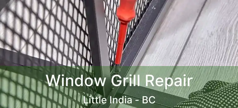  Window Grill Repair Little India - BC