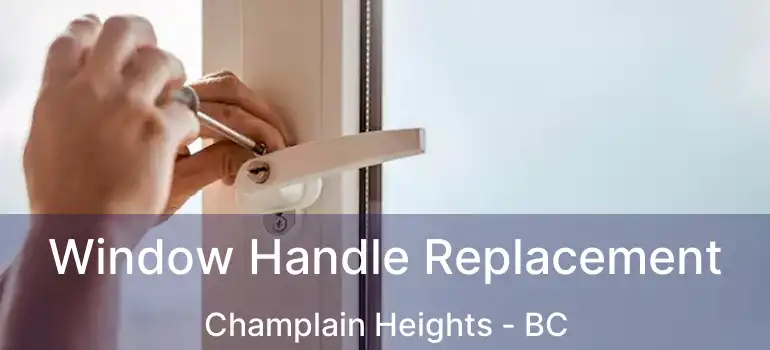  Window Handle Replacement Champlain Heights - BC