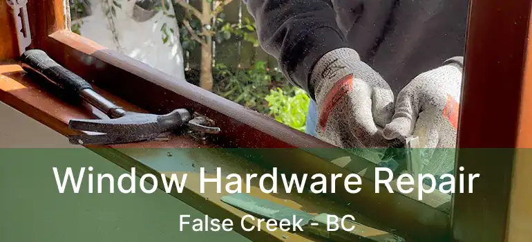  Window Hardware Repair False Creek - BC
