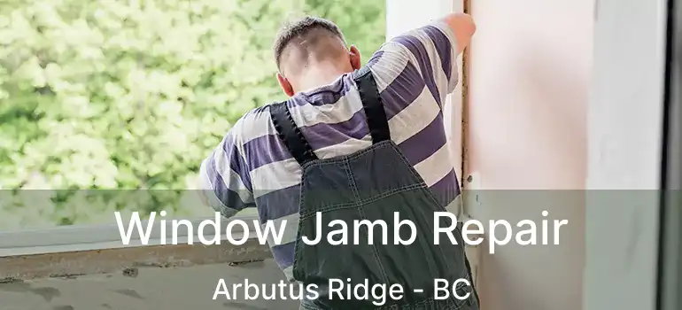  Window Jamb Repair Arbutus Ridge - BC