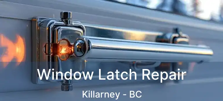  Window Latch Repair Killarney - BC