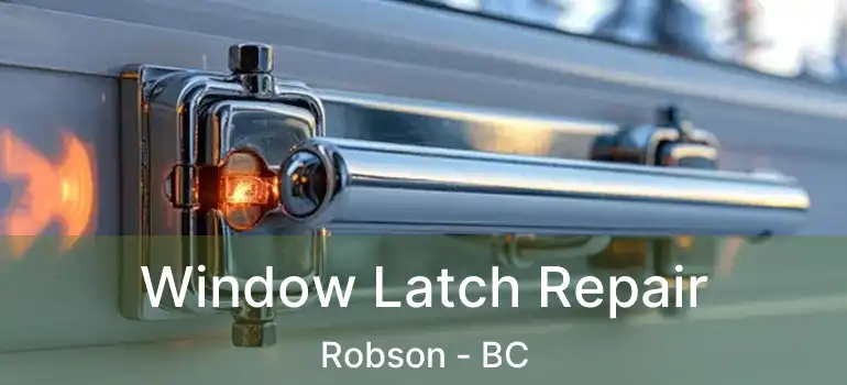  Window Latch Repair Robson - BC
