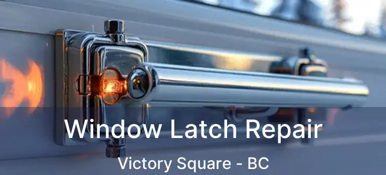  Window Latch Repair Victory Square - BC