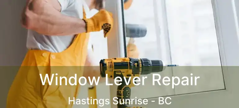  Window Lever Repair Hastings Sunrise - BC