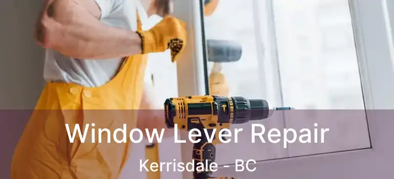  Window Lever Repair Kerrisdale - BC