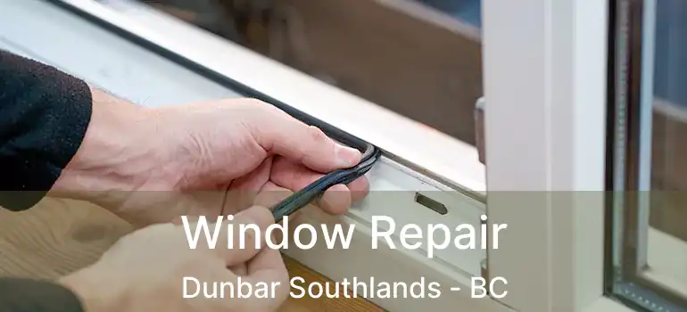  Window Repair Dunbar Southlands - BC