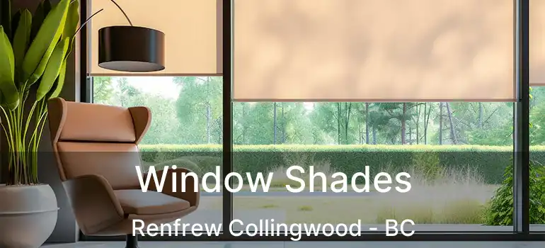  Window Shades Renfrew Collingwood - BC
