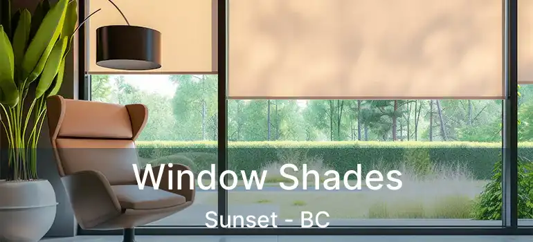  Window Shades Sunset - BC
