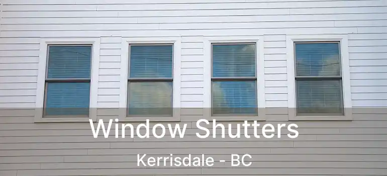  Window Shutters Kerrisdale - BC