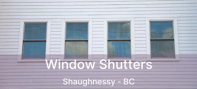  Window Shutters Shaughnessy - BC