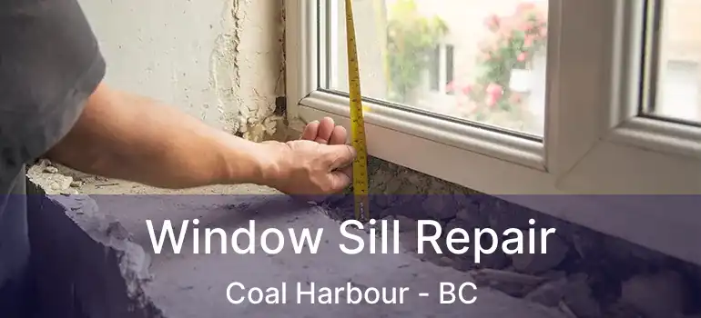  Window Sill Repair Coal Harbour - BC