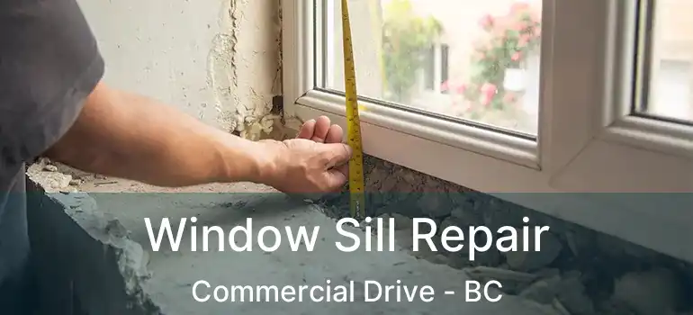  Window Sill Repair Commercial Drive - BC