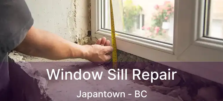  Window Sill Repair Japantown - BC