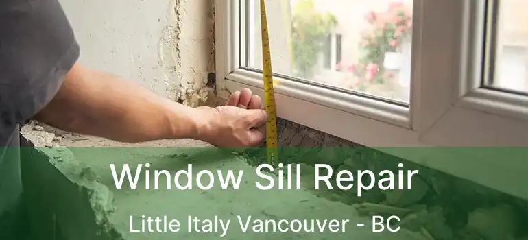  Window Sill Repair Little Italy Vancouver - BC