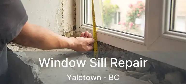 Window Sill Repair Yaletown - BC