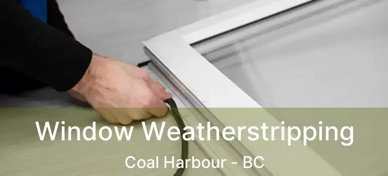  Window Weatherstripping Coal Harbour - BC
