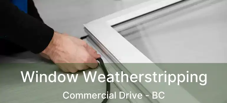  Window Weatherstripping Commercial Drive - BC