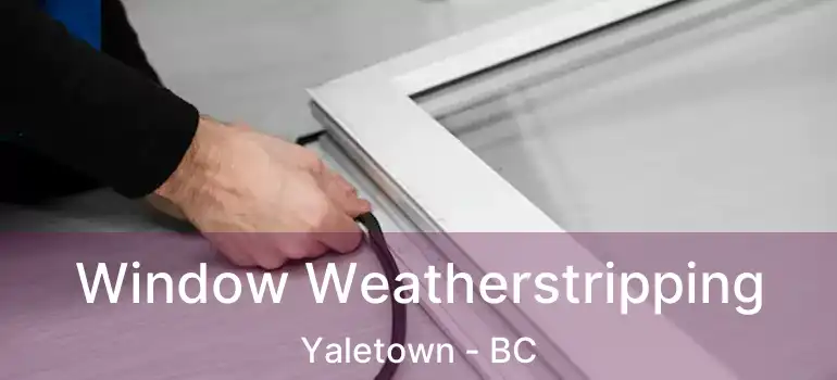  Window Weatherstripping Yaletown - BC