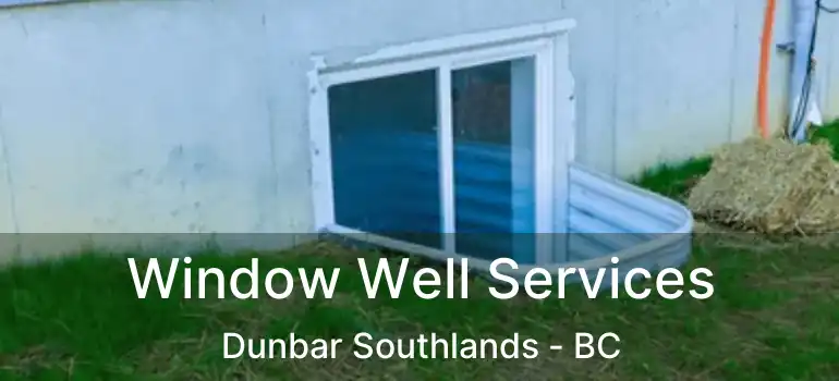  Window Well Services Dunbar Southlands - BC